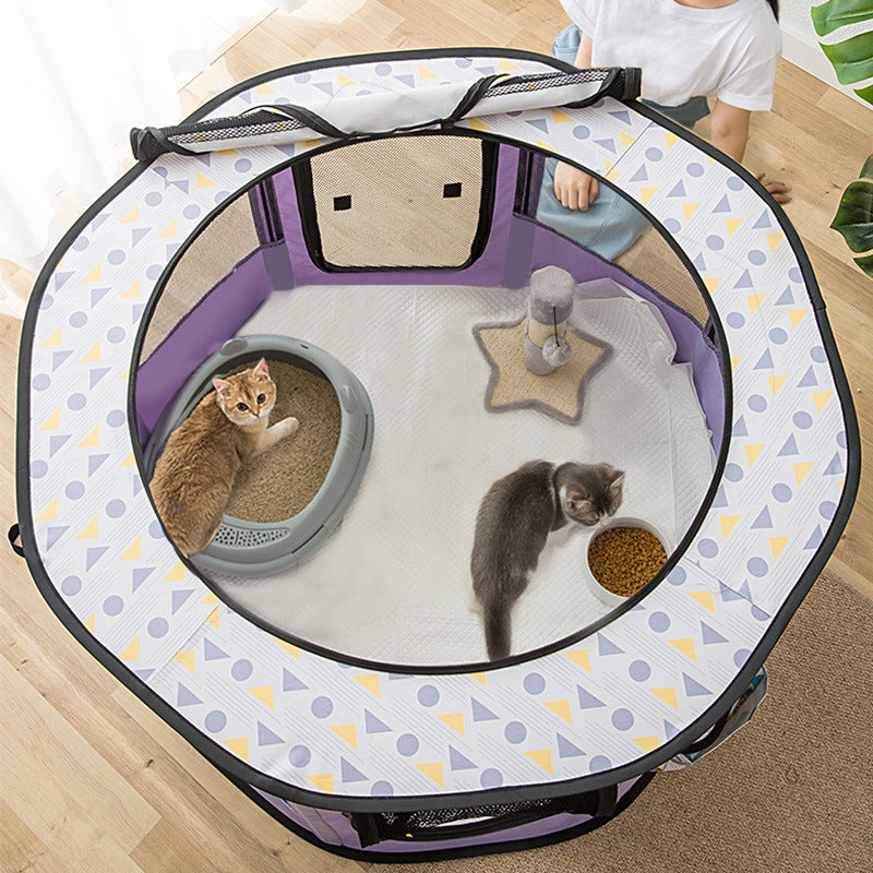 Cat Delivery Room Folding Closed Tent