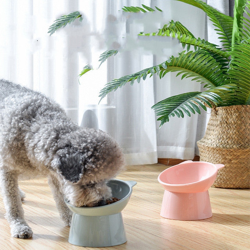 Cat Bowl Oblique Mouth Cat Food Bowl Dog Bowl