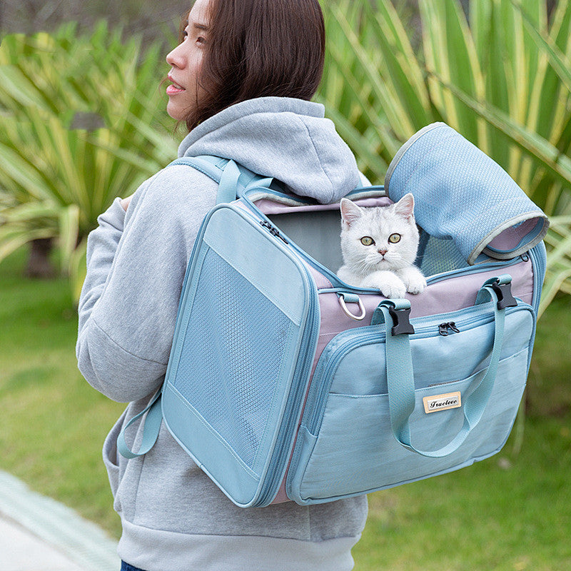 Pet Puppy Cat Breathable Shoulder Handbag