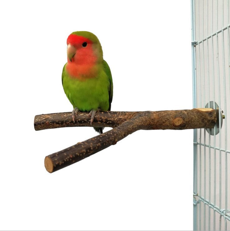 Bird Standing Frame Rattan Ring Chewing Toy Bird Cage