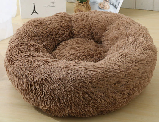 Dog Beds For Small Dogs Round Plush Cat Litter Kennel Pet Nest Mat Puppy Beds