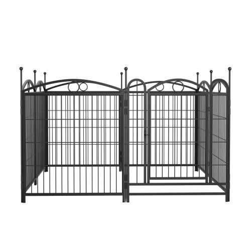 32 Inch 8 Panel Metal Dog Fence Pet Outdoor Playpen